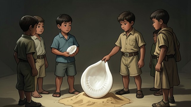 Rules for Speaking from "Lord of the Flies". An Orderly Turn Ralph establishes that the holder of The conch may speak without interruption, except by the chief.
