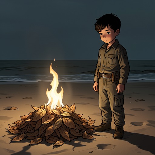Fire as Hope and Danger from "Lord of the Flies". This flow follows fire's double meaning as a rescue signal, a source of warmth, and ultimately an instrument of destruction.