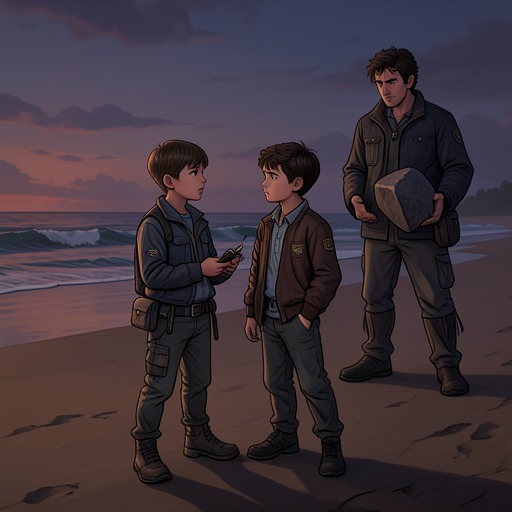 Sam and Eric's Shared Vulnerability from "Lord of the Flies". This flow follows the twins' close bond from cheerful participation through fear, coercion, and reluctant betrayal.