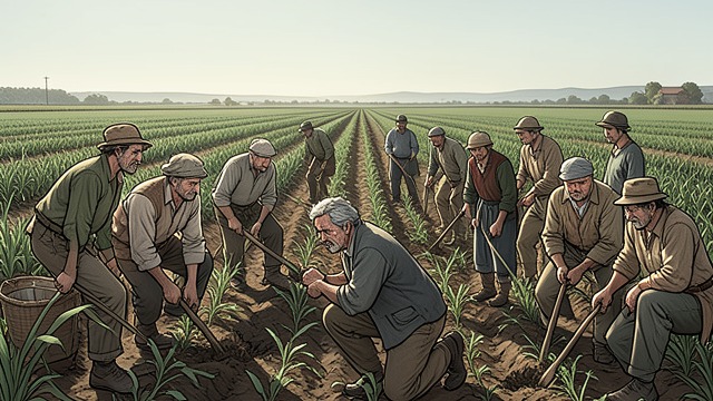 Fields and Identity from "The Peasants". Fields and Identity A lived landscape The villagers know fields by crop, boundary, and family; their daily labor gives the landscape its social meaning.