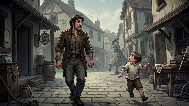 The Reunion from "The Peasants". The Reunion A father returns Antek comes home and meets his youngest child, whom he has not previously known as a growing boy.