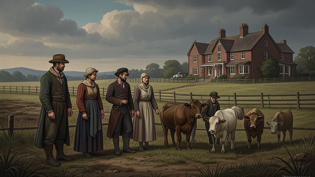 The Farm’s Boundaries from "The Peasants". The Farm’s Boundaries Exclusion and scarcity Antek’s family is driven out, while Hanka faces hunger and must sell livestock to keep her children alive.