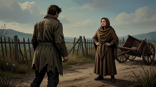 The Mother-Son Break from "The Peasants". The Mother-Son Break A demand for marriage After returning from prison, Szymek demands permission and money to marry Nastusia, but Dominikowa refuses him land…