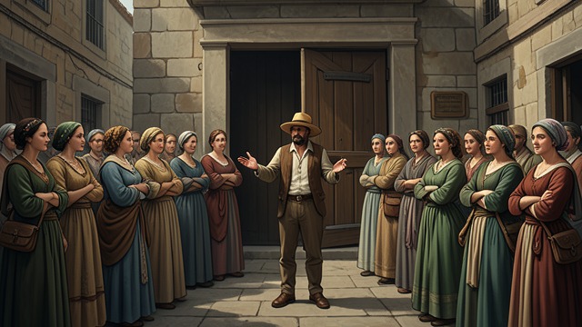 Women Enforce the Verdict from "The Peasants". Women Enforce the Verdict A public campaign Women lead much of the anger against Jagna and help carry out the village’s decision to expel her.