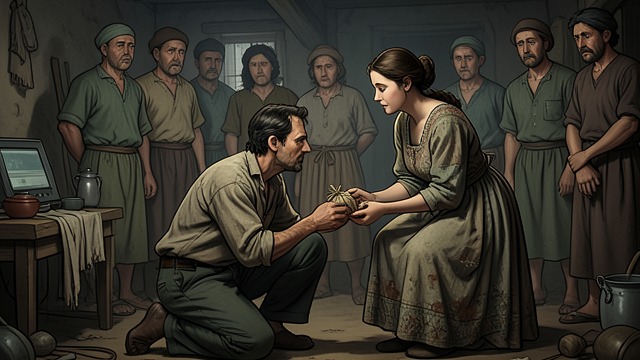 Support in a Crisis from "The Peasants". Support in a Crisis Advice and assistance Rocho advises Hanka, visits the poor, and tries to soften divisions within the village.