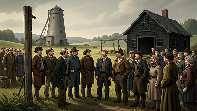 Promises of Legal Recourse from "The Peasants". Promises of Legal Recourse Complaints and meetings Villagers consider court action and local negotiations after the squire sells timber from contested…