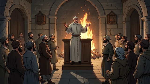 A Sermon of Judgment from "The Peasants". A Sermon of Judgment Public admonition The priest condemns Antek from the pulpit after the fire, shaping how villagers see him and his alleged crimes.