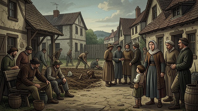 Old Conflicts Reappear from "The Peasants". Old Conflicts Reappear Reunions are not endings The men resume work and family life, but poverty, jealousy, and local rivalries return almost immediately.