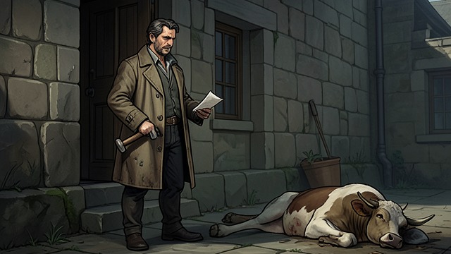 The Manor Lawsuit from "The Peasants". The Manor Lawsuit A claim after loss Maciej Boryna brings a complaint after a cow dies following conflict with the manor’s woodsman.