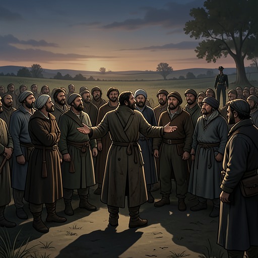 Rocho’s Work and Escape from "The Peasants". This thread follows Rocho’s teaching, mutual aid, political awakening among villagers, and flight from the authorities.