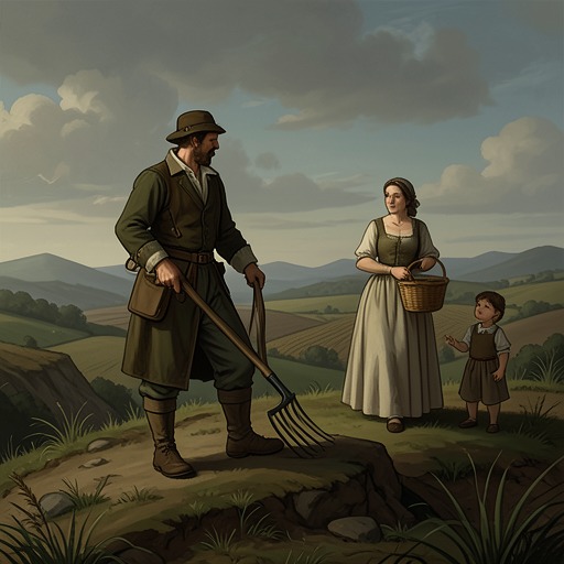 Land, Labor, and Inheritance from "The Peasants". This thread traces the novel’s recurring link between landownership, family power, work, and the possibility of a secure life.