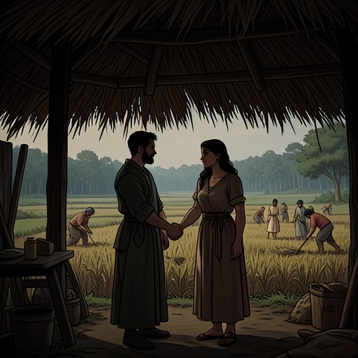 Love, Desire, and Betrayal from "The Peasants". This thread follows Antek and Jagna’s passion, Hanka’s devotion, and the injuries created by unequal freedom and desire.