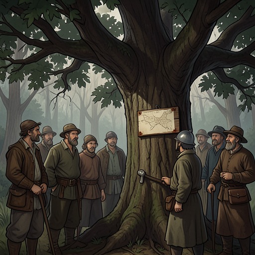 The Forest and Podlesie from "The Peasants". This thread traces the struggle over customary forest rights, the village’s resistance, and its later attempt to acquire land at Podlesie.