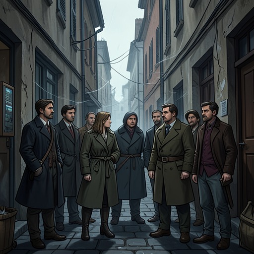 The Village’s Changing Community from "The Peasants". This thread follows Lipce’s movement between exclusion, crisis, and moments of mutual aid, ending in an uneasy return to familiar life.