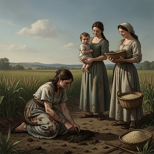 Women’s Labor and Agency from "The Peasants". This thematic thread follows women’s work, limited choices, and acts of resistance within a social order largely controlled by men and landowners.