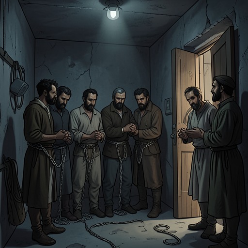 The Arrested Men and Their Families from "The Peasants". This thread follows the men’s imprisonment and the emotional and practical burdens placed on those left behind.