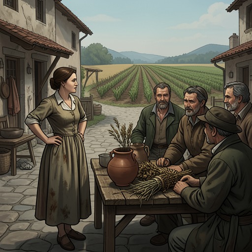 Women’s Survival and Power from "The Peasants". This thread traces women’s unpaid labor, dependence on land and marriage, and moments when women seize authority in a patriarchal village.