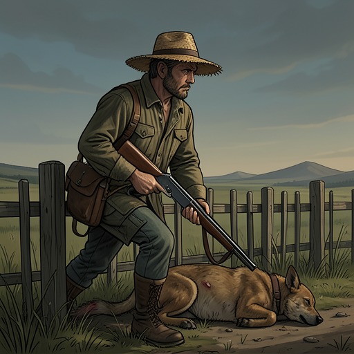 Kuba’s Life and Death from "The Peasants". This thread follows Kuba’s hard service, compassion for animals and Witek, fatal poaching wound, and lonely death.