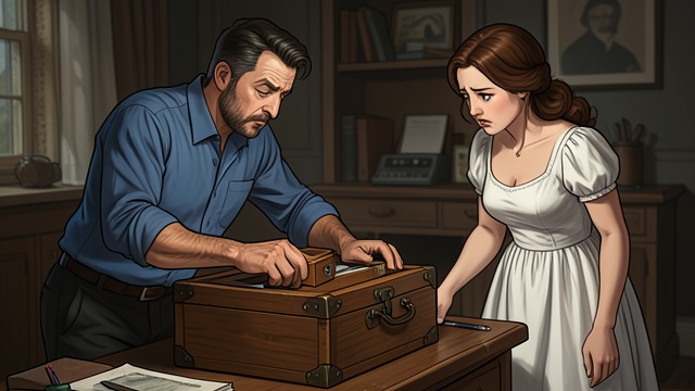 Confession at Kennington Road from "Moving". Confession at Kennington Road The trunk reveals the truth While sorting through the possessions in Barbara’s flat, Lucas opens his old school trunk and finds…