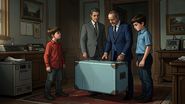 The Trunks Make the Rivalry Visible from "Moving". The Trunks Make the Rivalry Visible A symbol of equal claims Lucas watches Charlie arrive at Wyebourne with a new pale-blue trunk closely resembling his own…