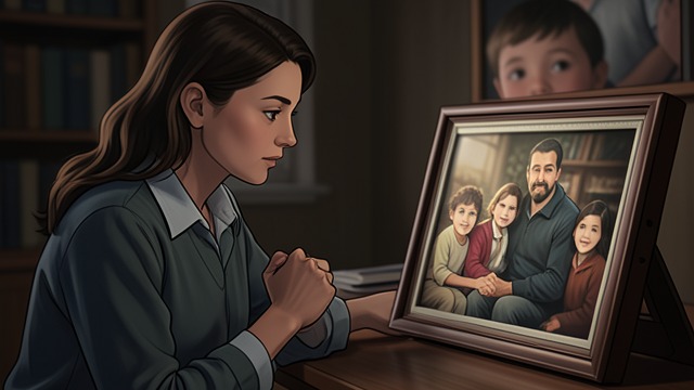 A Face Held in the Mind from "Moving". A Face Held in the Mind Fear of losing the image After Ollie dies, Edwina worries that grief will make her forget his face.