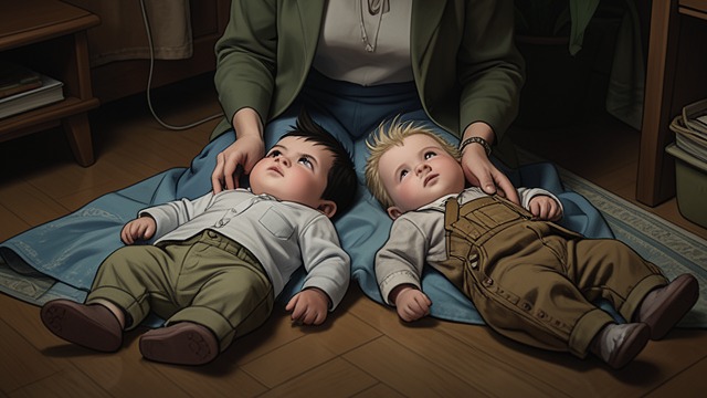 A Family Begins Unexpectedly from "Moving". A Family Begins Unexpectedly Two children arrive Edwina expects one baby, but gives birth at home to Rowena and Charlie on either side of midnight.