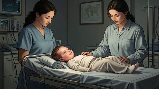 A Smile After Birth from "Voices from Chernobyl". A Smile After Birth A Fragile Beginning The infant underwent surgery soon after birth and opened her eyes with a smile.