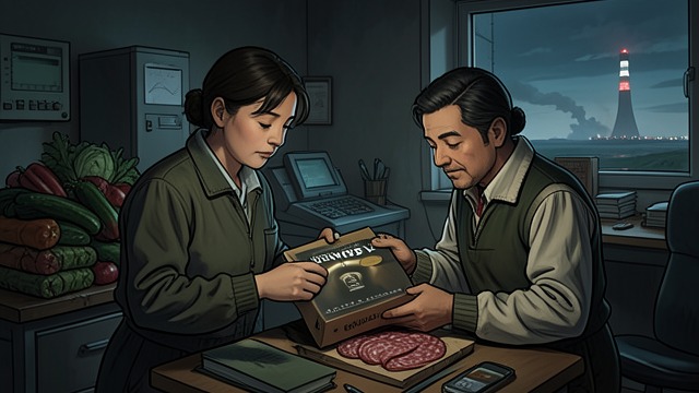 Expensive Salami from "Voices from Chernobyl". Expensive Salami A Household Strategy One family bought costly salami in hopes that price signaled better quality.