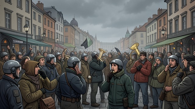 The Parade Goes Ahead from "Voices from Chernobyl". The Parade Goes Ahead A Political Ritual May Day celebrations continued while the scale of contamination remained concealed from many participants.