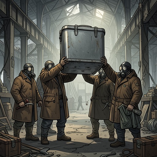 The Work of Liquidation from "Voices from Chernobyl". This flow follows the improvised cleanup effort from mass mobilization through hazardous labor to the workers' uncertain lives afterward.
