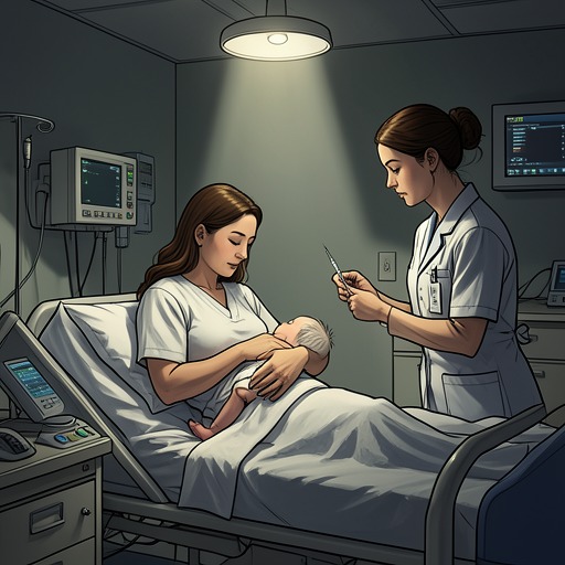 The Girl in the Hospital from "Voices from Chernobyl". This flow traces a mother's struggle to keep her daughter alive, obtain medical care, and establish that her child's condition may be connected to radiation.