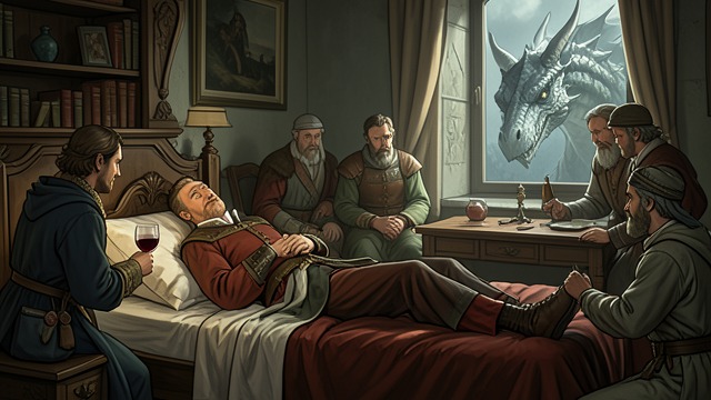 Poison Ends the War from "Fire & Blood". Aegon’s Final Days A Crown Without Peace Aegon returns to the capital injured and dependent on others.