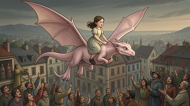 A First Flight from "Fire & Blood". Rhaena Becomes a Rider A Public Flight Rhaena flies Morning around King’s Landing, the first dragon seen there since the Dance’s destruction.