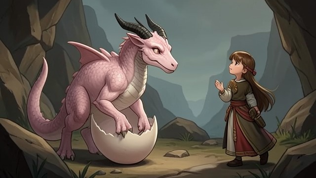 Morning Hatches from "Fire & Blood". A Living Dragon Returns The Egg Opens Rhaena’s egg hatches into a pale pink dragon with dark horns and crest.