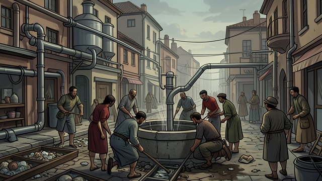 Water and Sanitation from "Fire & Blood". A Healthier Capital A Basic Need The city’s water is dirty and its waste accumulates in streets. The problem is especially serious for the poor.