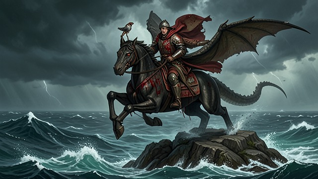 Aegon Returns to Dragonstone from "Fire & Blood". The King Survives A Wounded Return Aegon II reaches Dragonstone with Sunfyre, having survived attacks and months in hiding.