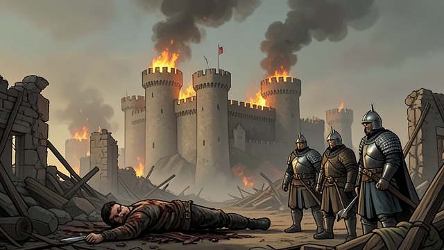 House Hoare Falls from "Fire & Blood". An Island Dynasty Ends Harren’s Death Aegon burns Harrenhal and kills Harren Hoare and his sons. The ironborn lose their ruler in a single night.