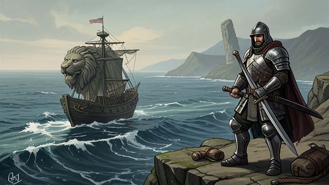 The Iron Islands Separate from "Fire & Blood". A Narrow Settlement Greyjoy Authority Vickon Greyjoy rules the islands but renounces House Hoare’s claims on the mainland.