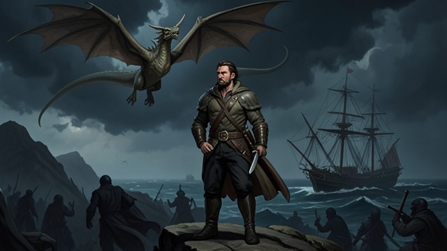 The Gullet Separates Them from "Fire & Blood". A Brother Left Behind Aegon Escapes When their ship is captured, Aegon flees on Stormcloud. Viserys cannot escape and disappears into enemy hands.