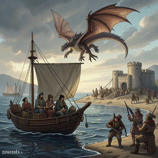 Aegon’s Unification of Westeros from "Fire & Blood". This thread traces how Aegon I turns a small landing force into a single realm and establishes a new royal center.