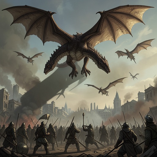 The Dragonpit and the Death of the Dragons from "Fire & Blood". This thread follows the rise of dragon power, its regulation, and the mass destruction that ends the dragons’ dominance.