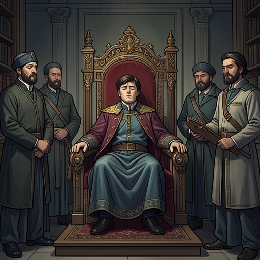 Aegon III and the Regents from "Fire & Blood". This thread traces the struggle between a traumatized young king and the officials who claim to govern in his name.
