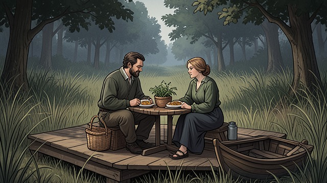 A Shared Home from "Where the Crawdads Sing". Partnership in the Marsh Daily Life Together Tate moves into Kya’s home.