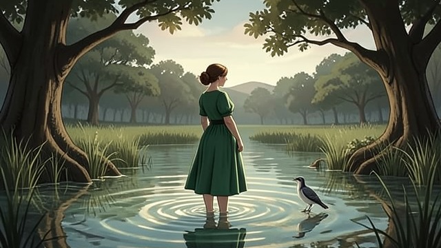Light and Swamp from "Where the Crawdads Sing". Two Kinds of Wetland Marsh as Openness The marsh is described as a space of light, flowing water, grass, and birds.