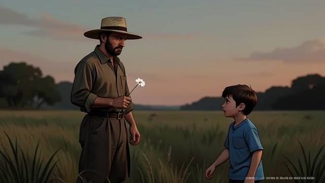 A Father’s Funeral from "Where the Crawdads Sing". Grief and Regret Scupper Dies Tate learns that his father has died and regrets the time he spent away while absorbed in his feelings for Kya.