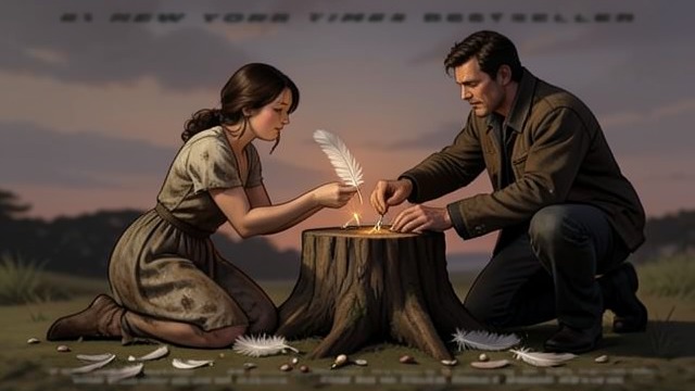 Feathers on the Stump from "Where the Crawdads Sing". A Courtship Without Words Gifts in the Clearing Tate leaves rare feathers, seeds, and a spark plug at the oak stump.