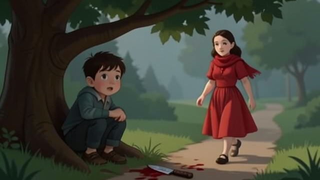 A Child in the Trees from "Hallowe'en Party". A Child in the Trees Watching the Woods Miranda Butler spends time in Quarry Wood watching wildlife, often hiding among branches so that the animals will not…