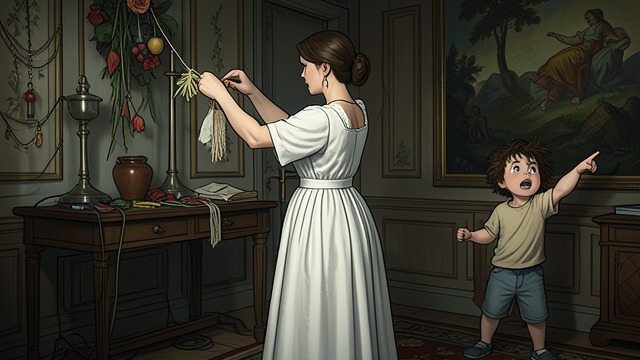 The Efficient Hostess from "Hallowe'en Party". A Public Image of Control The organizer of Apple Trees Rowena Drake arranges the Halloween party with confident attention to rooms, games, decorations, and…