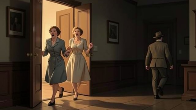 The Disappearance at Lunch from "Hallowe'en Party". Friendship Tested by Fear A Sudden Absence At The Black Boy, Oliver and Judith expect Miranda to return from the Ladies’ Room.
