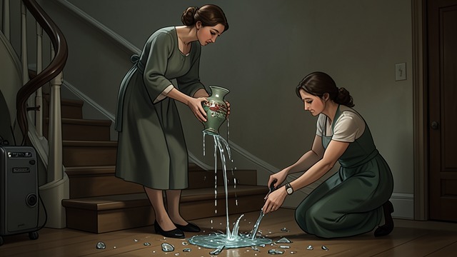 Water Reveals the Killer from "Hallowe'en Party". Water Reveals the Killer An Alibi Built from a Spill Poirot explains that Joyce’s killer must have become wet while forcing her head beneath the water.